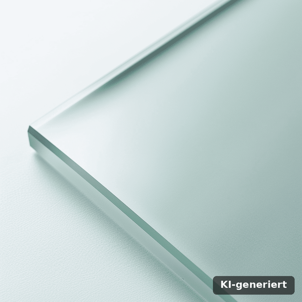 8mm VSG Glas satiniert